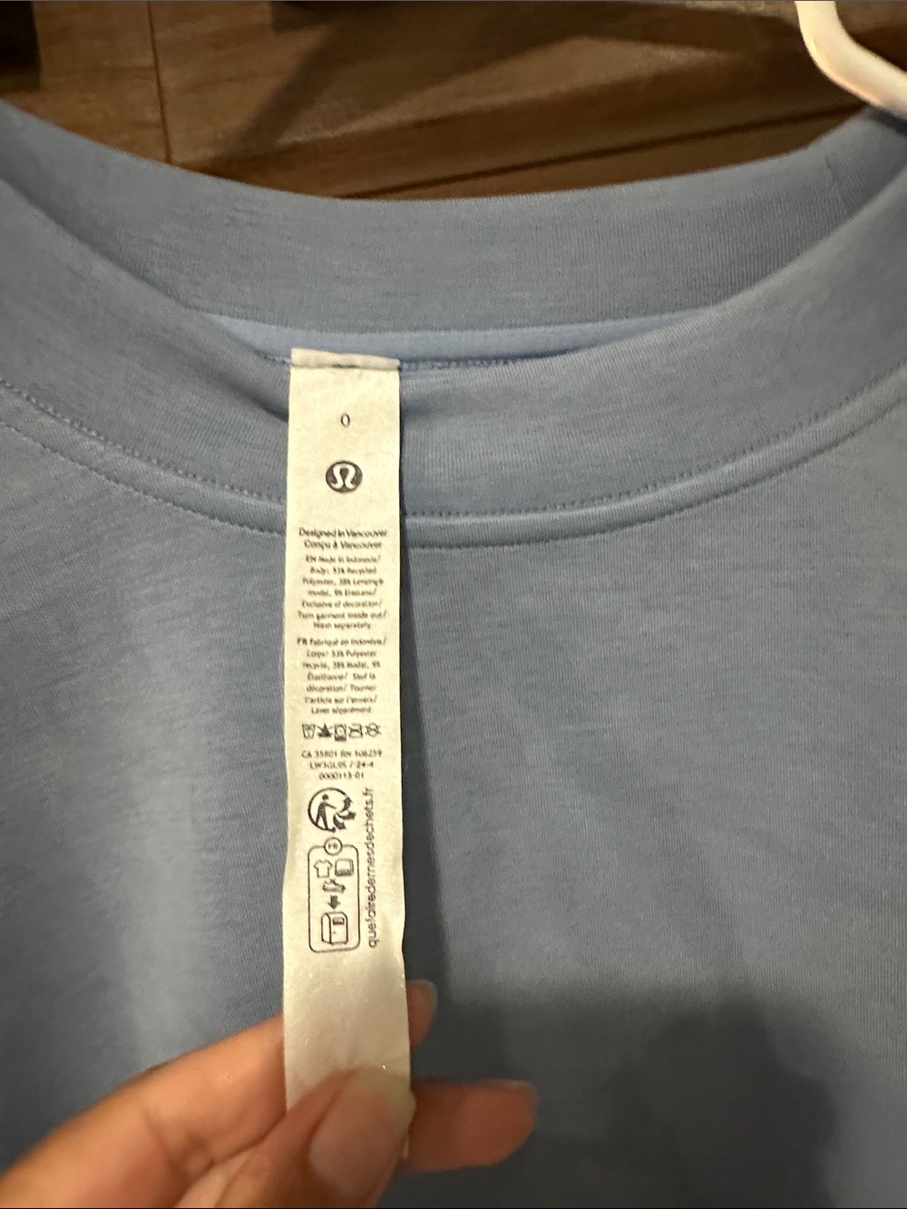 Final price - Lululemon- soft stream oversized cropped sweatshirt size 0 - Picture 4 of 7